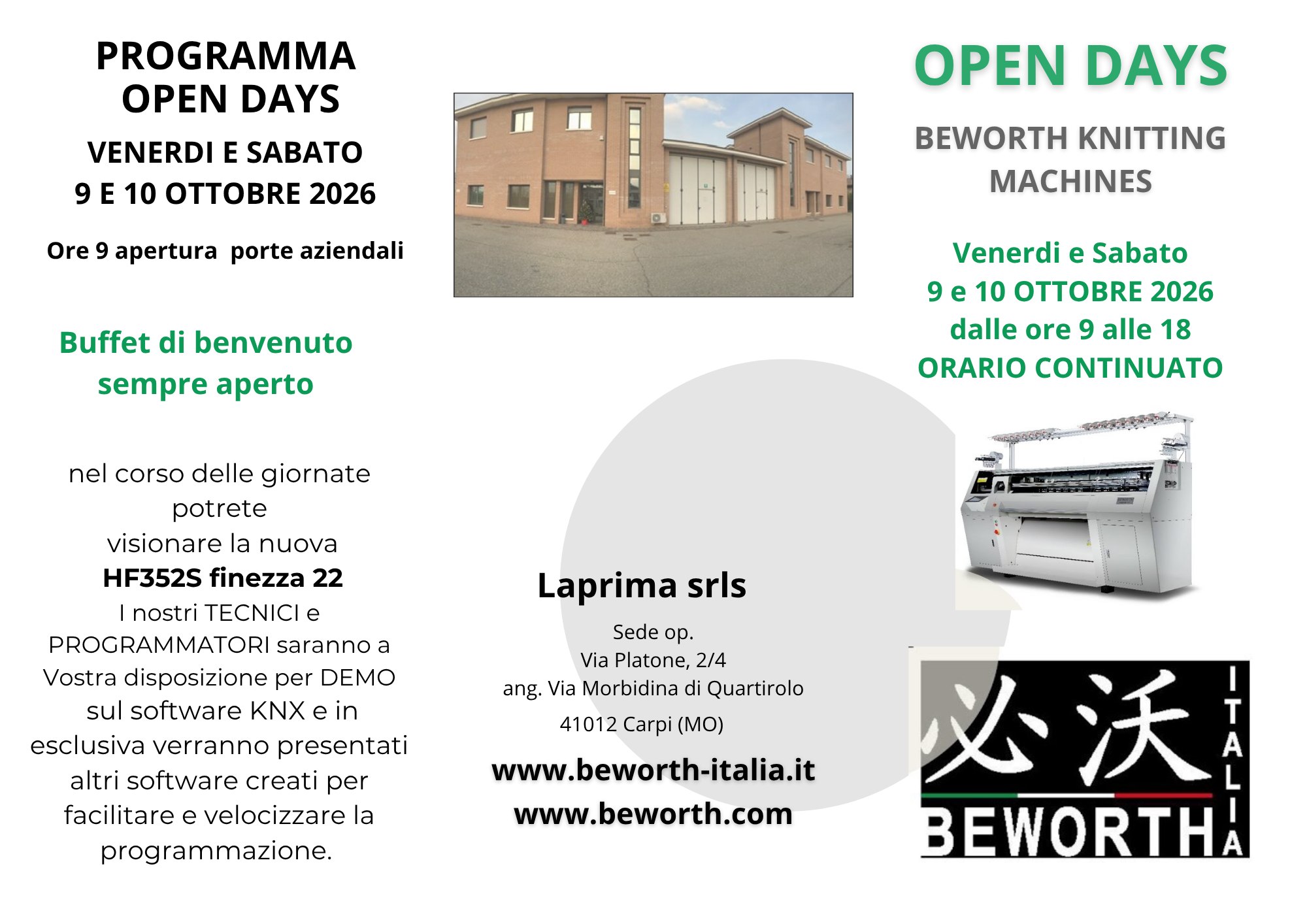 Brochure in inglese per comunicazione aziendale