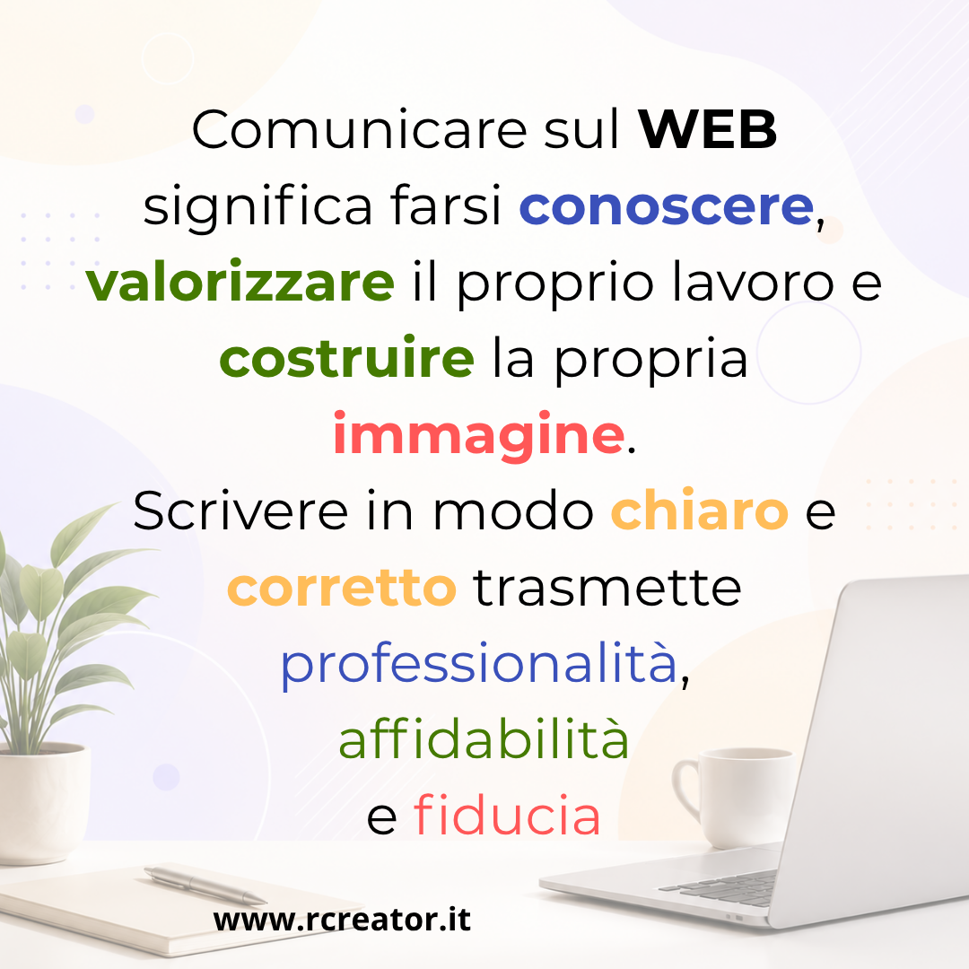 Post Instagram con consigli per comunicare online