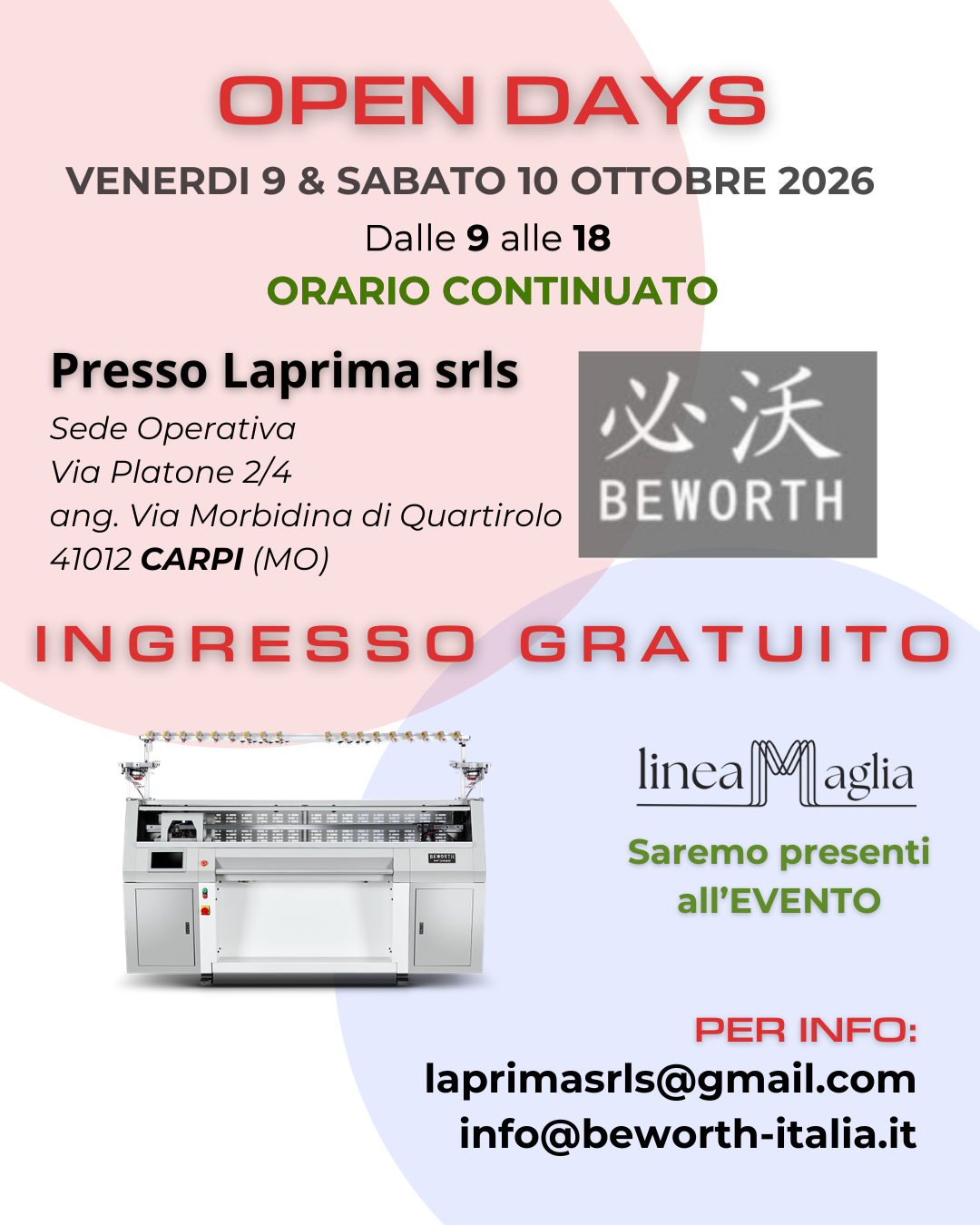 Locandina digitale per evento La Prima